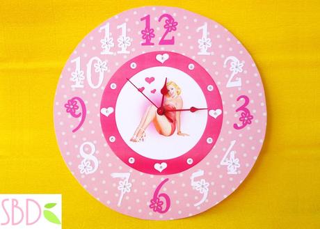 Tutorial Orologio da parete Pinup - Pinup DIY Wall Clock