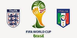 Mondiali di Calcio 2014: Inghilterra-Italia, diretta video