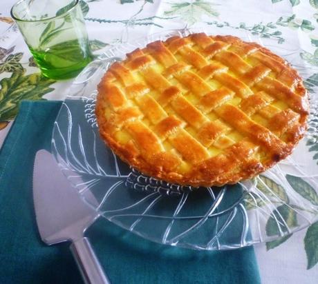 Crostata ricotta e visciole