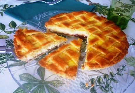 Crostata ricotta e visciole