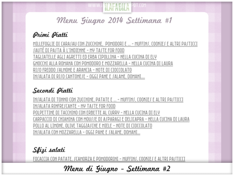 Menu di Stagione: Giugno #3