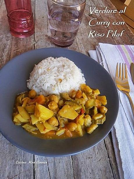 Curry di Verdure e Riso Pilaf