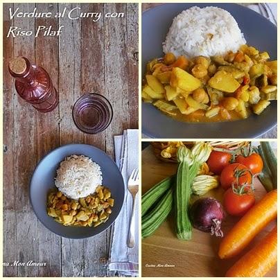 Curry di Verdure e Riso Pilaf