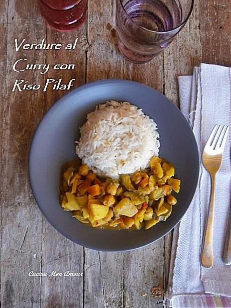 Curry di Verdure e Riso Pilaf