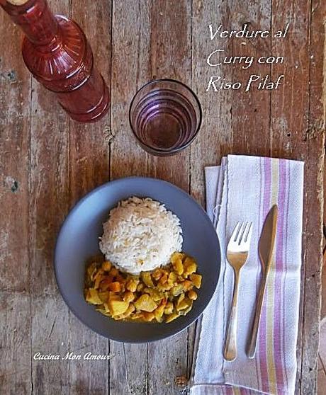 Curry di Verdure e Riso Pilaf