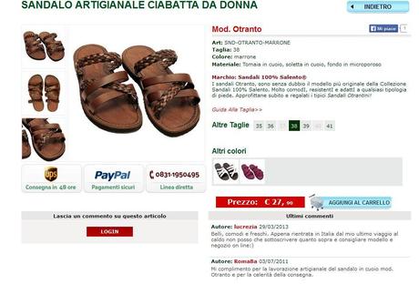 Sandali Shop: tanti modelli belli, comodi e convenienti!