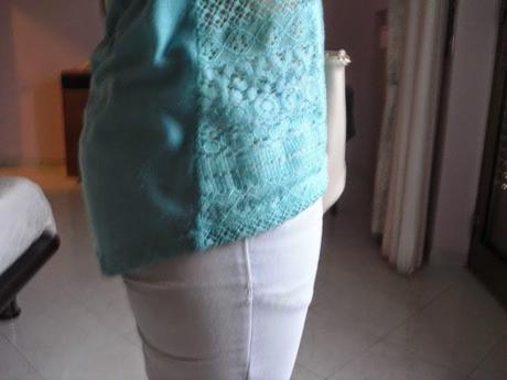 My Look: White and Mint
