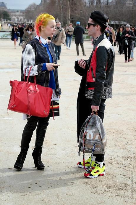 In the Street...Colored Hair #3...Capelli colorati...For vogue.it