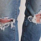 Distressed Jeans, look e DIY