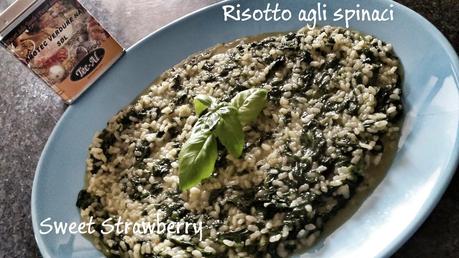 Risotto con gli spinaci