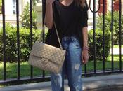 Boyfriend jeans black blazer