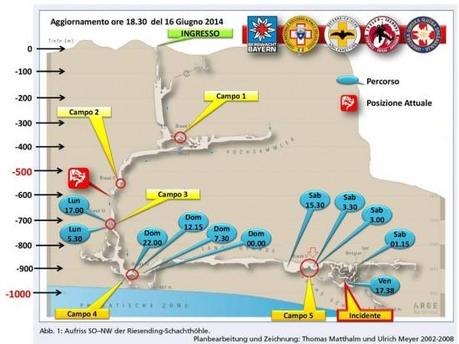 Incidente in Baviera: Verso il campo 2 aggiornamento delle 21.00