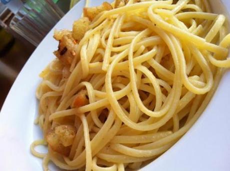 spaghetti aglio olio e peperoncino