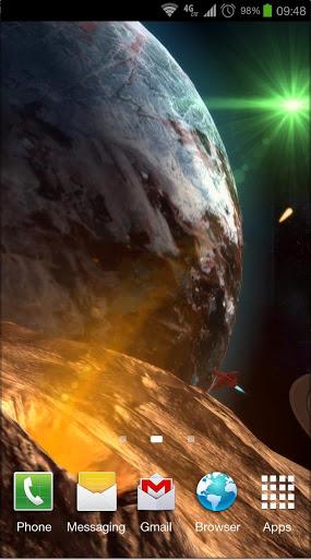  Planetscape 3D   splendido Live Wallpaper spaziale per Android