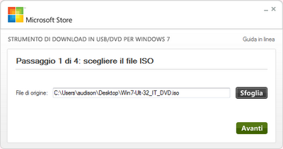 Come installare Windows 7 direttamente da chiavetta USB con Windows7-USB-DVD-Download-Tool.