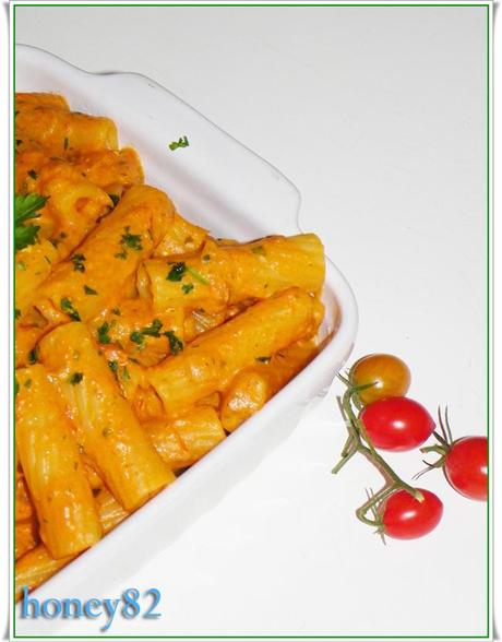 RIGATONI POMODORO E MASCARPONE