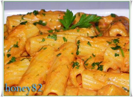 RIGATONI POMODORO E MASCARPONE