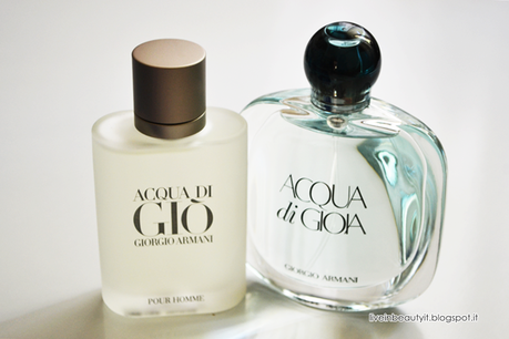 Shooting for Giorgio Armani, Acqua For Life 2014: Acqua di Giò & Acqua di Gioia - Review