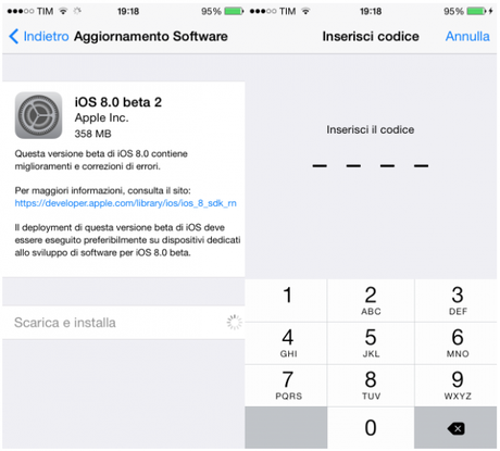 iOS 8 beta 2 – La apple lo rilascia agli sviluppatori + Link Download