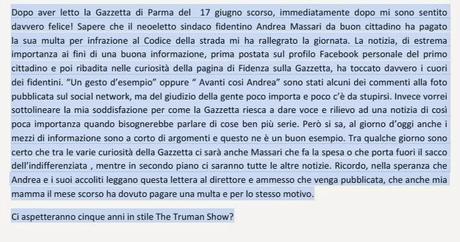 LETTERA A LATERE di Simone Tanzi