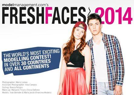 FRESH FACES 2014: Modeling Contest by MODELMANAGEMENT.com