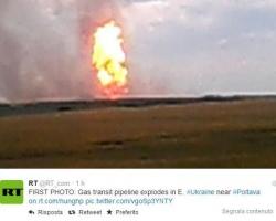 Esplosione in Ucraina lungo gasdotto: a rischio gas per Europa