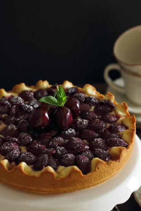 Crostata di ciliegie e ricotta