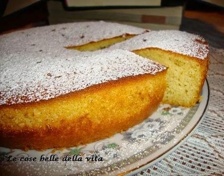 Torta con farina di riso alla cannella