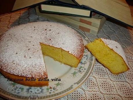 Torta con farina di riso alla cannella