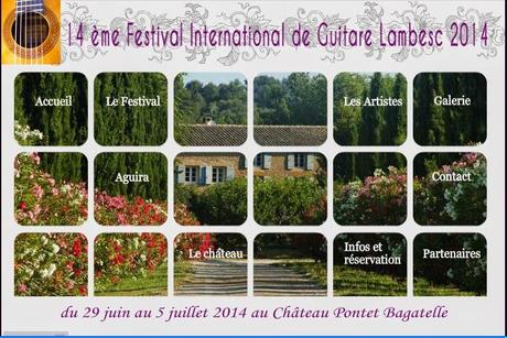 4° Festival internazionale della chitarra di Lambesc 2014