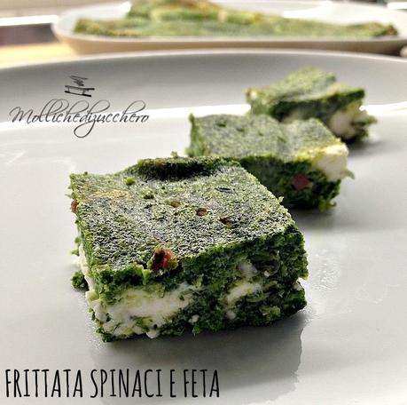 frittata spinaci e feta