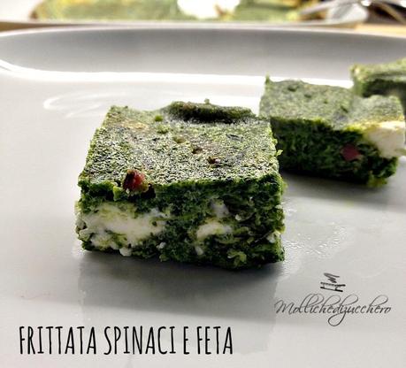 frittata spinaci e feta