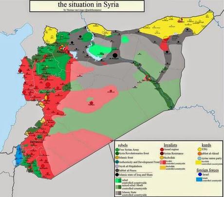 La situazione in Siria oggi