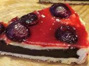 Crostata cioccolato glassata alle ciliegie