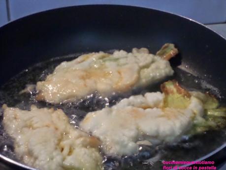 fiori di zucca in pastella