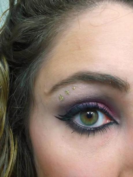 Dramatic Purple Smokey Eye Look