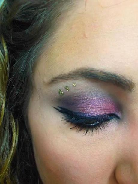 Dramatic Purple Smokey Eye Look