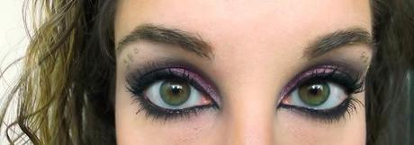 Dramatic Purple Smokey Eye Look