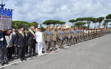 Sabaudia/ Arma di Artiglieria. Festa con la presenza del Generale Bernardini