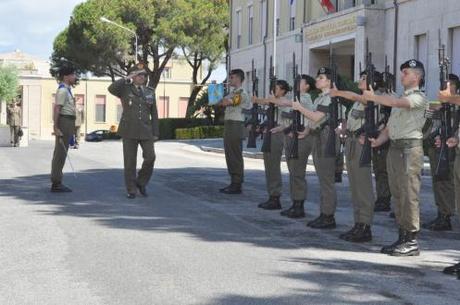 Sabaudia/ Arma di Artiglieria. Festa con la presenza del Generale Bernardini