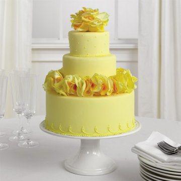 torta matrimoio gialla