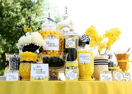 sweet yellow wedding