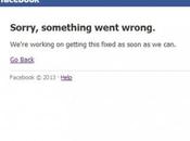 Facebook funziona, sistema down