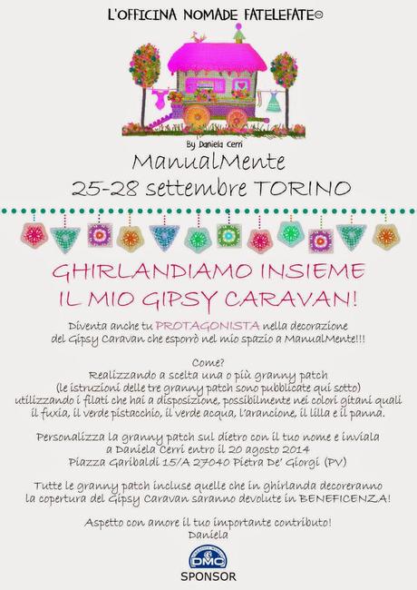 CONTEST DECORIAMO IL GIPSY CARAVAN a ManualMente 25-28 settembre Torino Lingotto