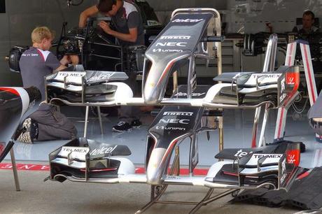 Gp Austria: due versioni di ala anteriore per la Sauber