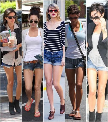 Shorts di jeans: gli outfit sfoggiati dalle celebs!