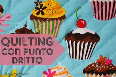 Impara a cucire a macchina, Esercizio di punto dritto: quilting (trapunta) semplice