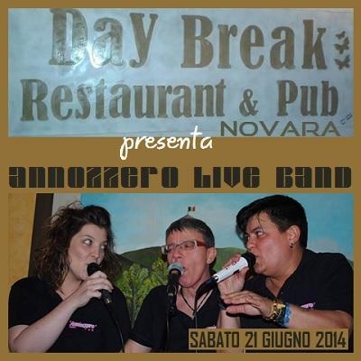 Day Break e Annozzero in  Happy Birthday Party , sabato 21 giugno 2014 a Novara.