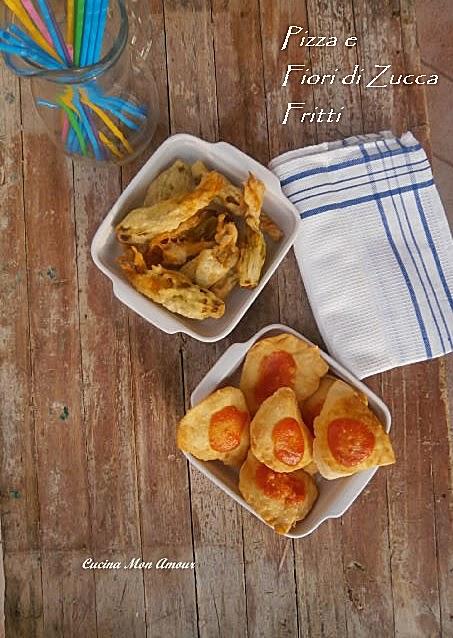 Aperitivo Estivo - Pizza Fritta e Fiori di Zucca Pastellato