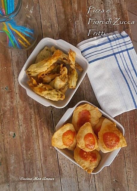 Aperitivo Estivo - Pizza Fritta e Fiori di Zucca Pastellato